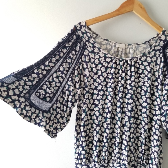 Anthropologie Postmark Floral Print Dolman Sleeve - Picture 4 of 9